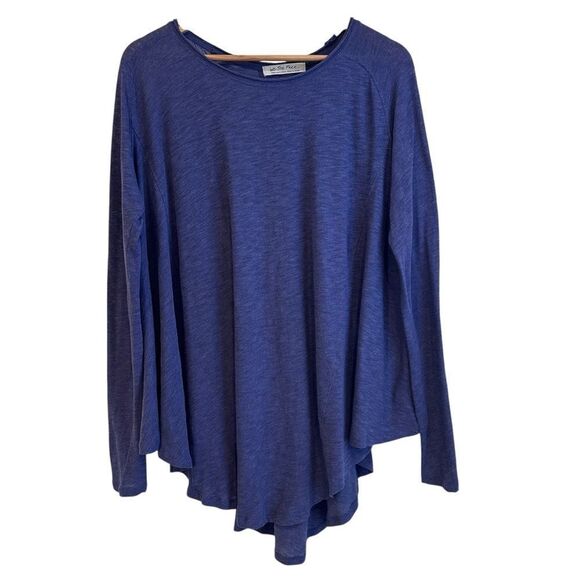 We The Free Aria Trapeze Long-Sleeve Purple Oversized Long Sleeve Top Size Small - Picture 4 of 10